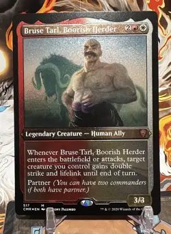 MTG Bruse Tarl, Boorish Herder (Etched) FOIL - 💸Auction💸 - Image 1