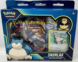 Pokemon TCG Snorlax Pin Collection Sword and Shield NEW Sealed - Image 2