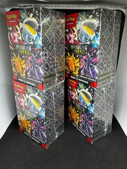 LOT OF 4 Pokemon TCG Scarlet & Violet Paldean Fates Booster Bundle NEW - Image 3