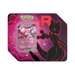 (PRE-ORDER) Pokemon Team Rocket MewTwo Tin Set of 2 New Sealed Destined Rivals - Image 1