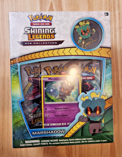 Pokemon Shining Legends Pin Collection - Pikachu & Marshadow Double Set SEALED - Image 3