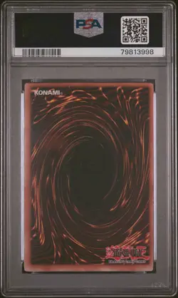 Yugioh! Gaia The Dragon Champion LOB-125 | Holo Bleed Misprint - PSA 8 - Image 3