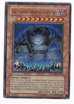 Yugioh: 1x Earthbound Immortal Ccapac Apu - RGBT-EN020 - Ultra Rare - Unlimited - Image 1