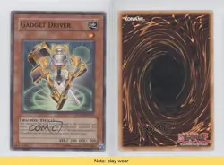 Gadget Driver Unlimited YuGiOh Crossroads of Chaos #CSOC-EN014 2008 READ 0b5 - Image 3