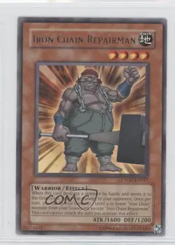 Iron Chain Repairman Unlimited YuGiOh Crossroads of Chaos #CSOC-EN017 2008 1u6 - Image 1