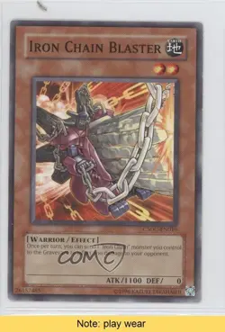 Iron Chain Blaster Unlimited YuGiOh Crossroads of Chaos #CSOC-EN019 READ 0b5 - Image 1