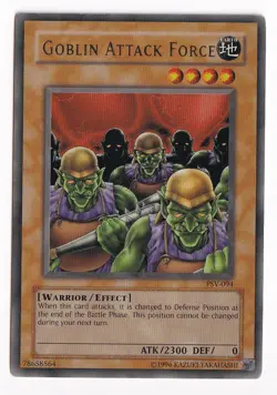 Yugioh Goblin Attack Force PSV-094 Ultra Rare Original Print MP - Image 1