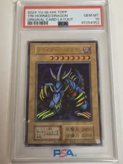 Tri-Horned Dragon PSA 10 Mint NO REF Japenese Tokyo Dome Yugioh Ultra Rare TDPP - Image 5
