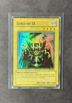 Yugioh! Lord of D. SDK-041 Super Rare Unlimited Faded - VLP - Image 1