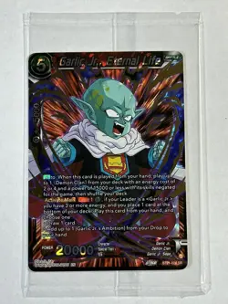 Dragonball Super Card Game DBS Garlic Jr. Eternal Life BT21-024 SR Super Rare - Image 1