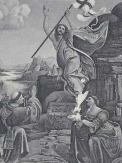 LEONARDO DA VINCI: Rare NATIONAL STARCH Card Vintage Lot Of 2 - Image 5