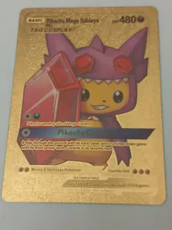 Pokemon Gold Foil Card Pikachu Near Mint Single (Pokemon TCG) Sableye - Image 1