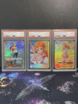 PSA 10 Nami SP Leader Parallel SEQ Set 2024 ONE PIECE Card Japanese - Image 1