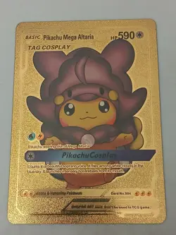 Pokemon Gold Foil Card Pikachu Near Mint Single (Pokemon TCG) Altaria - Image 1