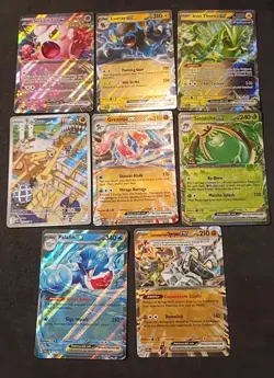 Pokemon TCG Twilight Masquerade Holo Rare Ex Card Lot - 8 Cards - NM/M - Image 1