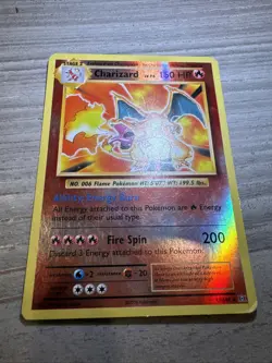 Pokemon TCG Evolutions 2016 Charizard Reverse Holo Card #11/108 - Image 1
