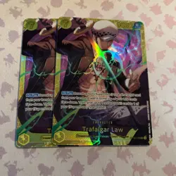 Trafalgar Law OP10-119 SEC PLAYSET X2 - Royal Blood ONE PIECE Card Game Eng! - Image 1