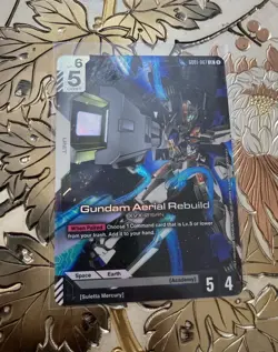 Gundam Card Game Singles Gundam Aerial Rebuild GD01-067 LR New Type Rising - Image 1