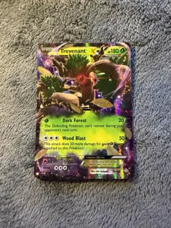 Pokemon 2015 XY Primal Clash Trevenant EX Holo Card 19/160 NM - Image 1