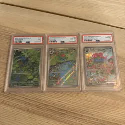 PSA 9 & 10 Venusaur Bulbasaur Ivysaur SAR AR SEQ set sv2a Pokemon Card 151 - Image 1