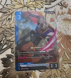 Gundam Card Game Singles Gundam GD01-001 LR New Type Rising - Image 1