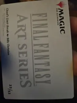 Cloud's Limit Break Art Series #23/53 Final Fantasy MTG Card - Image 2