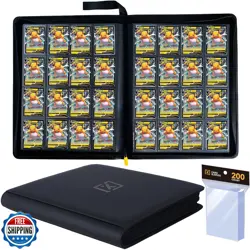 X PRO 1000+ Card Binder - Comes with 200 Card Sleeves | Compatible with TCG, - Image 1