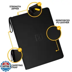 X PRO 1000+ Card Binder - Comes with 200 Card Sleeves | Compatible with TCG, - Image 3