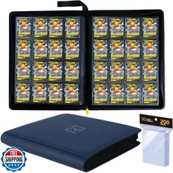 X PRO 1000+ Card Binder - Comes with 200 Card Sleeves | Compatible with TCG, - Image 1