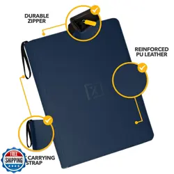 X PRO 1000+ Card Binder - Comes with 200 Card Sleeves | Compatible with TCG, - Image 2
