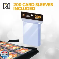 X PRO 1000+ Card Binder - Comes with 200 Card Sleeves | Compatible with TCG, - Image 4