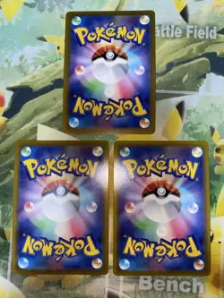 Pokemon TCG Pokemon GO Mewtwo V PROMO 273/S-P 3-Card Set LP - Image 2