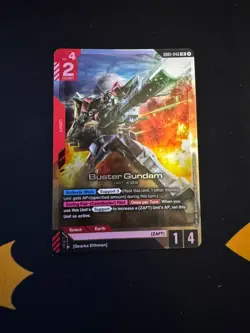 Gundam Card Game Singles Buster Gundam GD01-046 LR New Type Rising - Image 1