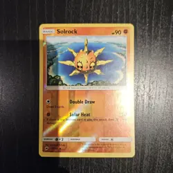 Pokemon Card TCG Solrock Burning Shadows 69/147 Reverse Holo Uncommon NM 2017 - Image 1
