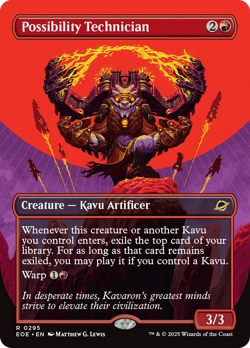 Possibility Technician (Borderless) [Edge of Eternities] Magic MTG - Image 1