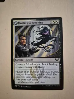 Inkling Summoning 195/275 MTG NM Strixhaven: School of Mages (C) - Image 1