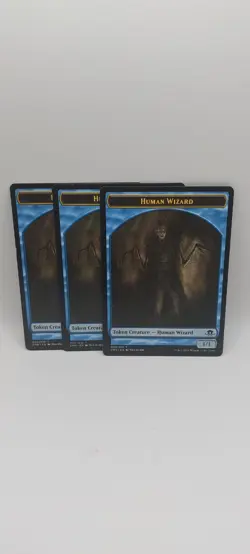 3x Human Wizard Token - Eldritch Moon - (MTG MAGIC) - Image 1