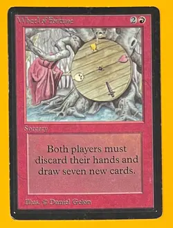 MTG WHEEL OF FORTUNE Beta (Ink) (OldManMTG 011-140) - Image 1