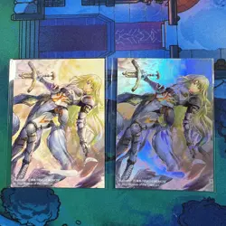 MTG Serra Angel Japanese Art Card Pair Hisashi Momose 2022 - Image 1