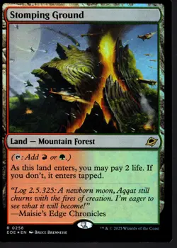 Stomping Ground FOIL MTG Edge of Eternities NM/M #258 - Image 1