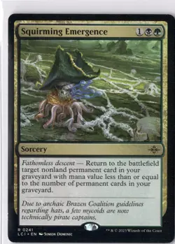 Squirming Emergence NM/M* The Lost Caverns Of Ixalan 0241 mtg -UnltdCards - Image 1