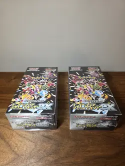 Pokemon Sealed Japanese Shiny Treasure Ex Booster Box (2 Boxes) - Image 1