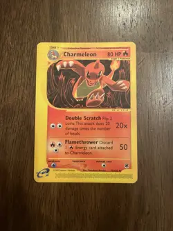 Charmeleon 73/165 Expedition Base Set Regular Finish LP Pokemon Tcg W/ Toploader - Image 1