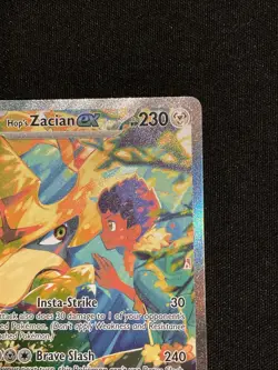 2025 Pokemon SV Hop's Zacian ex Special Illustration Rare #186/159 - Image 3