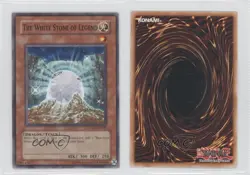 The White Stone of Legend Unlimited YuGiOh Crossroads Chaos #CSOC-EN035 2008 0b5 - Image 3