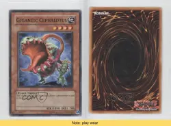 Gigantic Cephalotus Unlimited YuGiOh Crossroads of Chaos #CSOC-EN025 READ 0b5 - Image 3