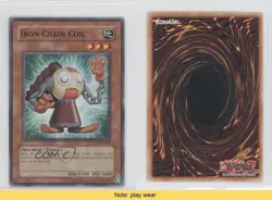 Iron Chain Coil Unlimited YuGiOh Crossroads of Chaos #CSOC-EN020 2008 READ 0b5 - Image 3