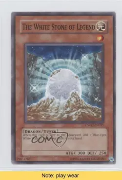 The White Stone of Legend Unlimited YuGiOh Crossroads Chaos #CSOC-EN035 READ 0b5 - Image 1