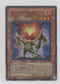 Seed of Flame (UR) Unlimited YuGiOh Crossroads Chaos #CSOC-EN081 2008 u3f - Image 1