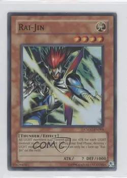 Rai-Jin Unlimited YuGiOh Crossroads of Chaos #CSOC-EN084 2008 0o3 - Image 1